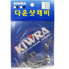키우라 (KW-301) 다운샷채비W 광어 우럭 생미끼