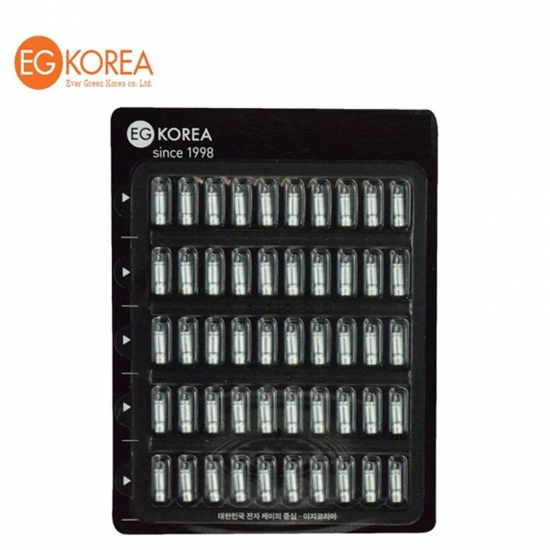 이지코리아 전자케미 리필 전지 배터리 50개 벌크형 민물낚시 전자캐미