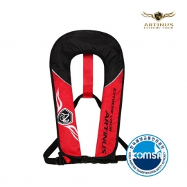 아티누스 ABSJ-037 자동 팽창구명복 (레드)