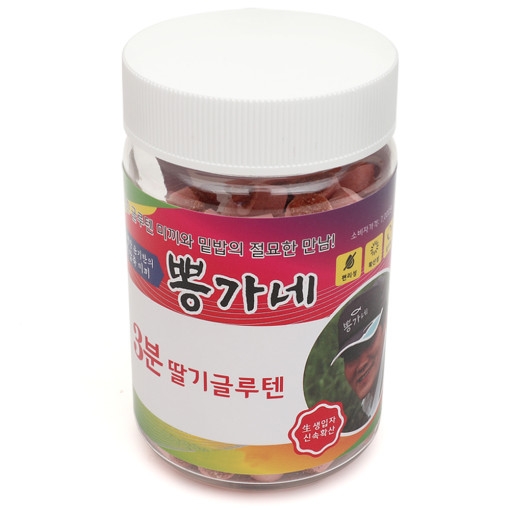 뽕가네 3분 딸기글루텐 친환경 집어제